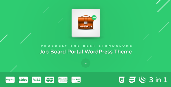 WPJobus - Job Board and Resumes WordPress Theme