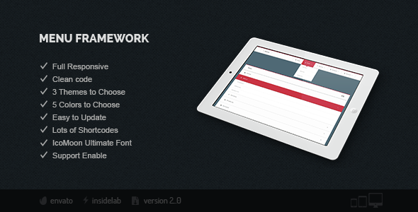 Menu Framework