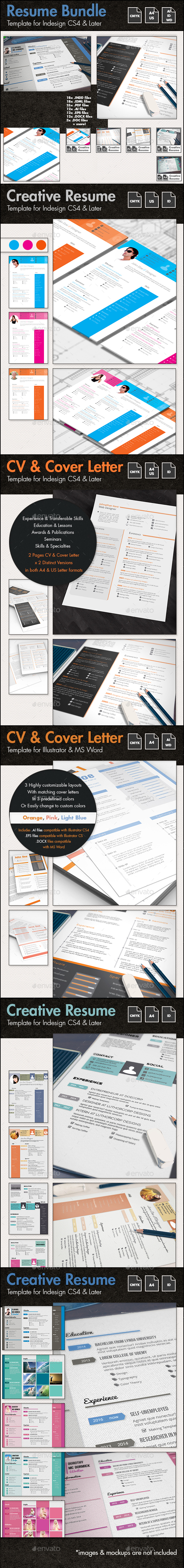 The Ultimate CV and Resume Template Bundle