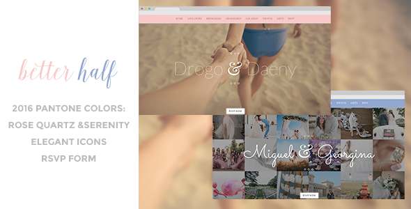 Better Half - Responsive Wedding HTML Template