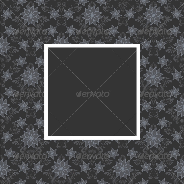 Floral frame Floral frame