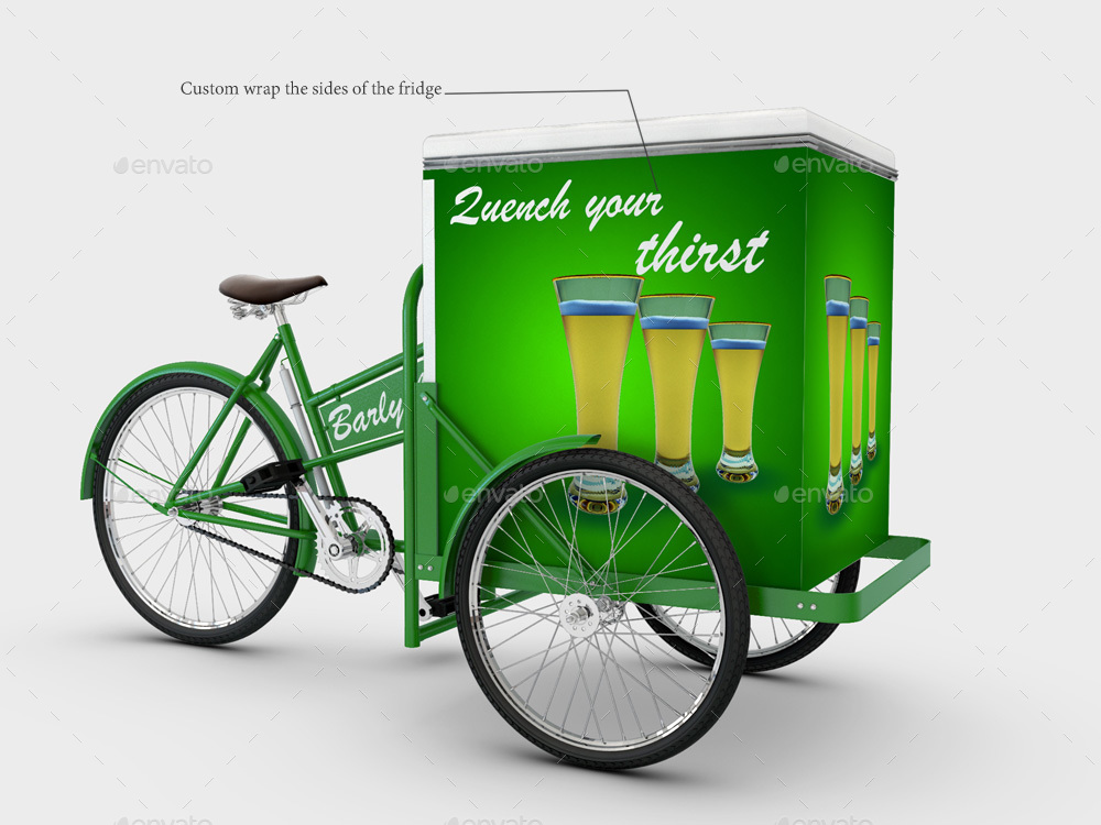 Download Cargo Bike Mock-Up by Sanchi477 | GraphicRiver