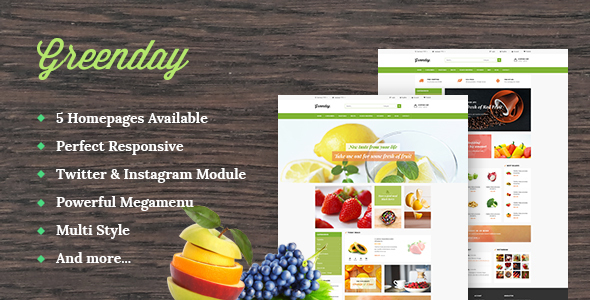 Leo Green Responsive Prestashop Theme