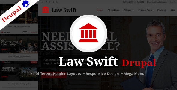 Law Swift -Multipurpose Drupal Theme