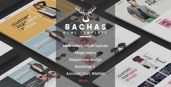 Bachas - Fashion eCommerce Bootstrap Template