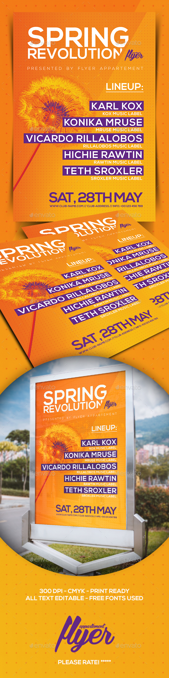 Spring Revolution Flyer