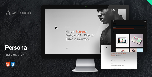 Persona - Minimal Resume/CV Template