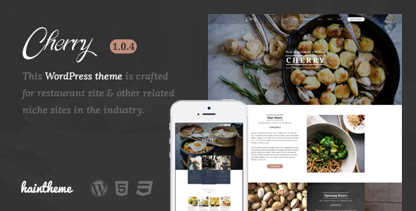 Cherry - Cafe & Restaurant WordPress Theme