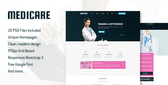 Medicare - Medical Health PSD Template