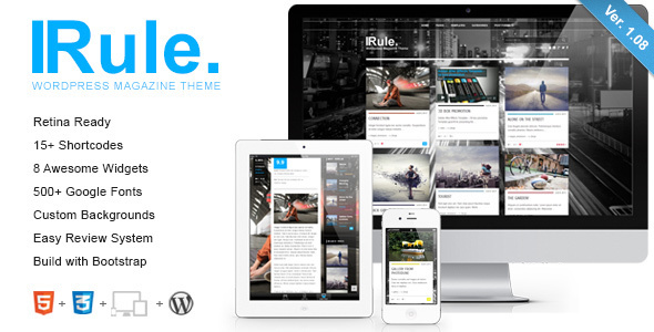 Rule - Retina Responsive WordPress Theme