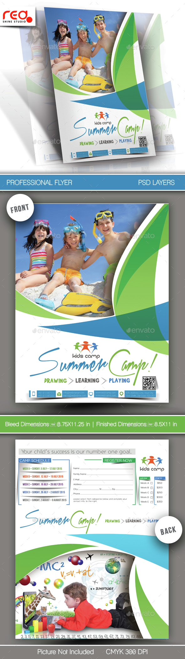 Summer Camp Flyer Template - 1