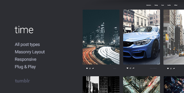 Time | Photography Grid Theme