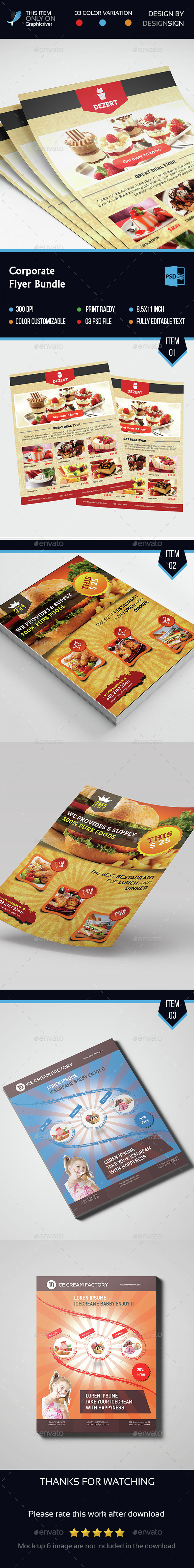 Restaurant Flyer Bundle