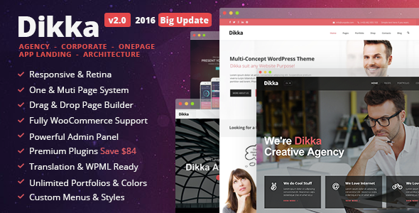 Dikka - Responsive Multi-Concept Wordpress Theme