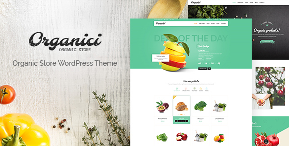 Organici - Organic Store/Bakery WooCommerce Theme