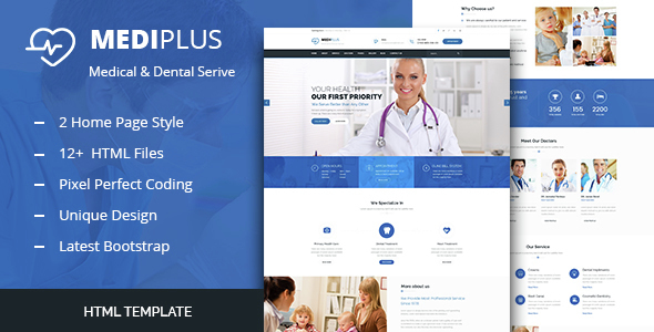 Medi Plus - Health And Medical HTML Template