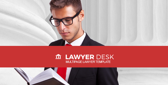 LawyerDesk - Multipage Lawyer and Attorney Responsive Template