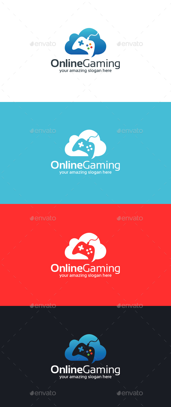 Online Gaming Logo Template