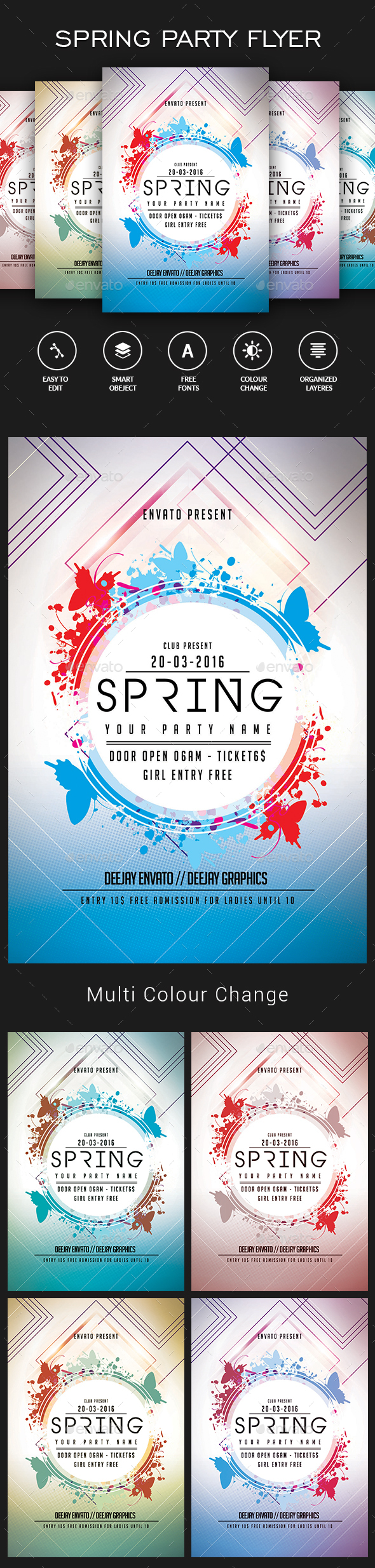 Spring Flyer Template