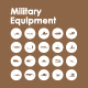 20 Military Equipment icons