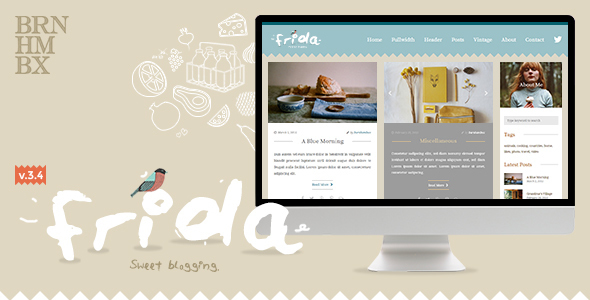 Frida - A Sweet & Classic Blog Theme