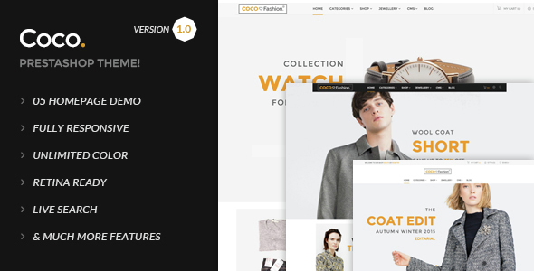 Coco Responsive Prestashop Theme