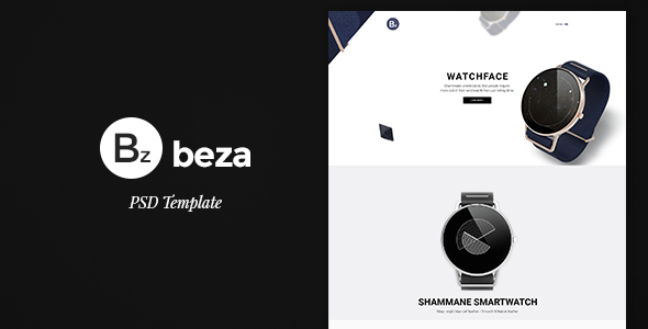 Beza - Single Product PSD Template