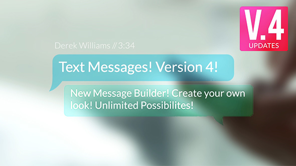 Text Messages After Effects Template Videohive 9450049 After Effects Project Files Text Message After Effects Template Free