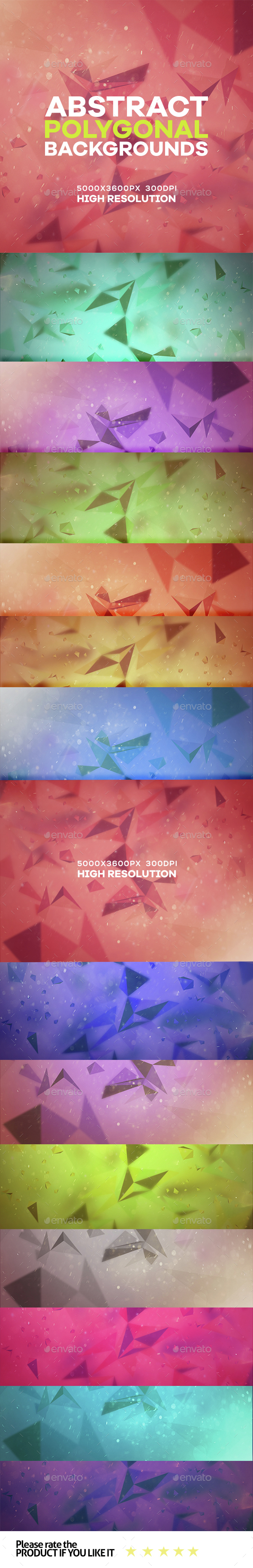 Abstract Polygonal Dust background