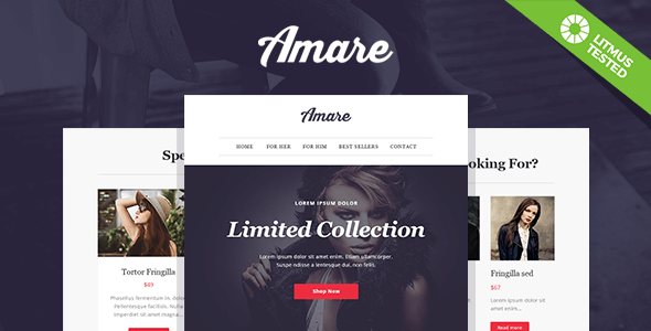 Amare - Responsive Email & Newsletter Template