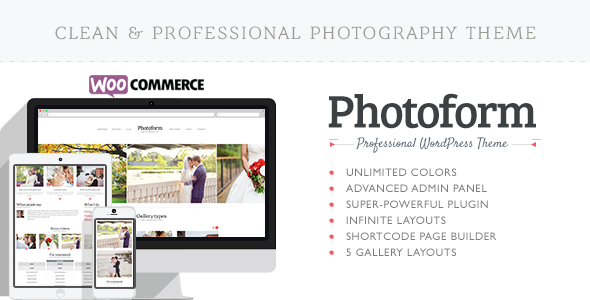 responsive vernissage theme photography/portfolio fotografie themes fotografen voor en WordPress