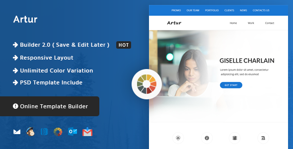 Artur - Responsive Email and Newsletter Template