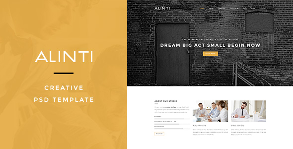 Alinti - Creative PSD Portfolio