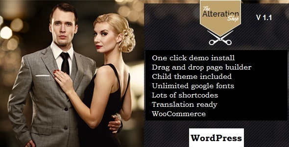 Alteration Shop - WordPress WooCommerce Theme for Tailors and Shops