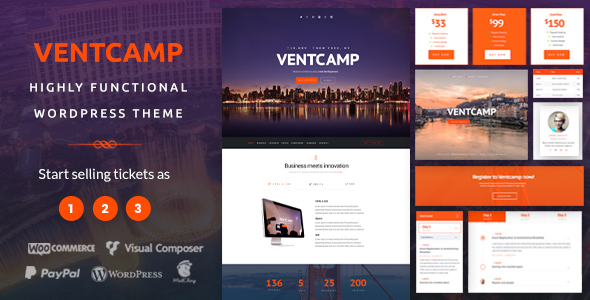 Ventcamp - Event and Conference Theme