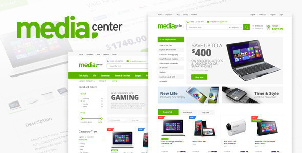 MediaCenter - Electronics Store Prestashop Theme