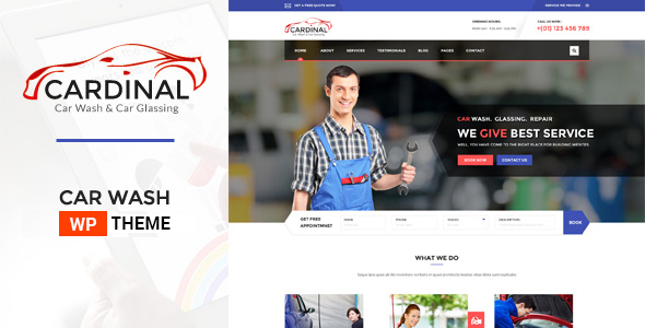 Car Dinal - Car Wash & Workshop WP Theme