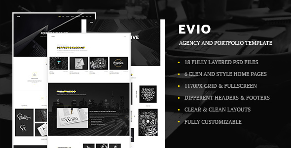 Evio - Agency and Portfolio Template