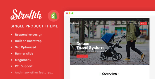 Ap Strollik - Single Product Shopify Theme