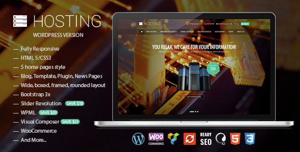 Hosting - Multipurpose WooCommerce Theme