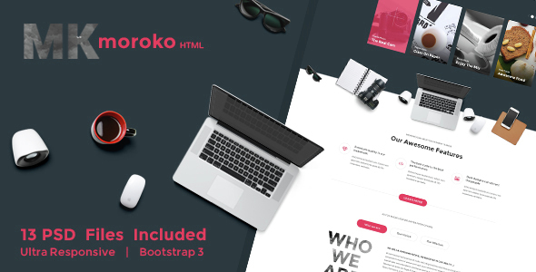 Moroko - Creative Bootstrap Responsive Template