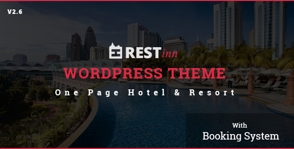 Restinn- A Booking One Page Theme For Resort Hotel