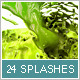 24 Isolated Splashes 24 Isolated Splashes - GraphicRiver Item for Sale