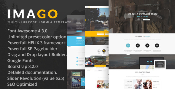 Imago - Multipurpose Joomla Template