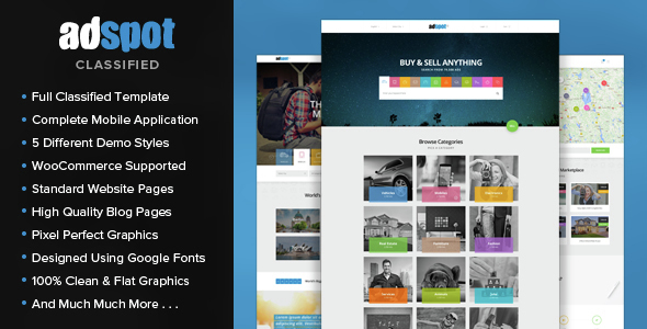 AdSpot - Classified PSD Pack