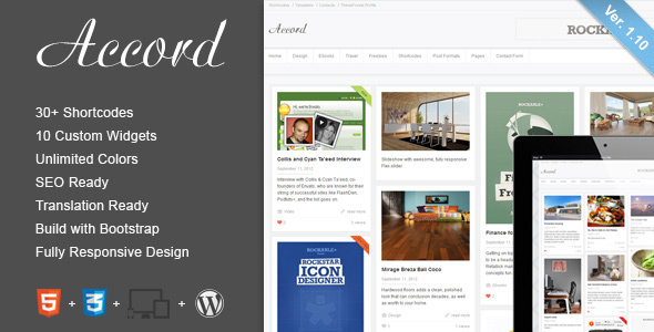 Accord - Responsive WordPress Blog Theme