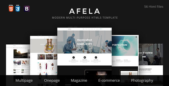 Afela | Flexible Multi-Purpose HTML5 Template