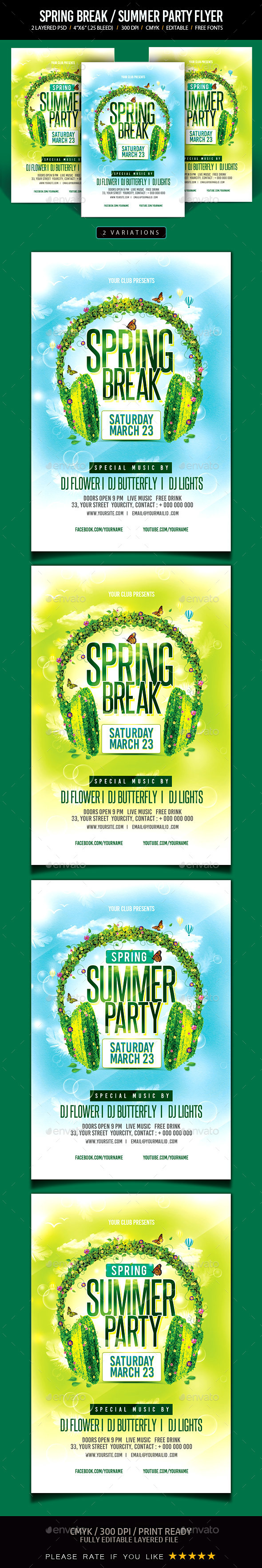 Spring Break Flyer