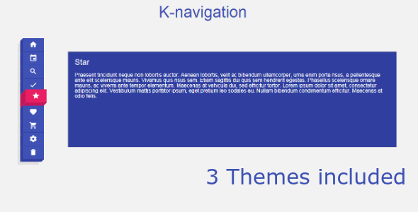 K-NAV Menu