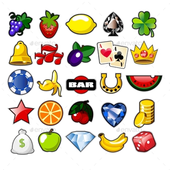 Various Slot Machine Icons